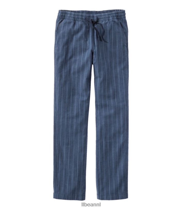 L.L.Bean vrouwen Lakewashed pull-on chino donkere indigo kleding VT064343