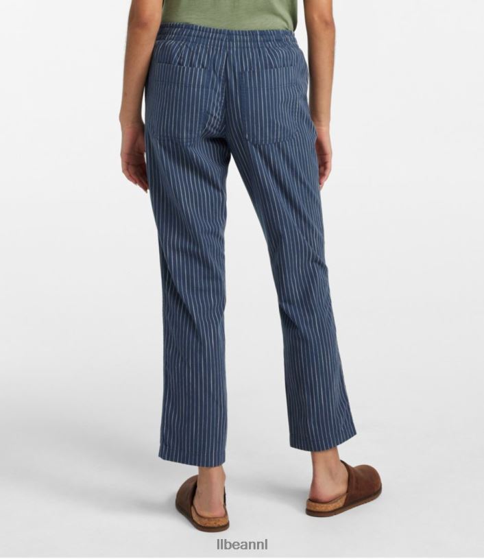 L.L.Bean vrouwen Lakewashed pull-on chino donkere indigo kleding VT064343