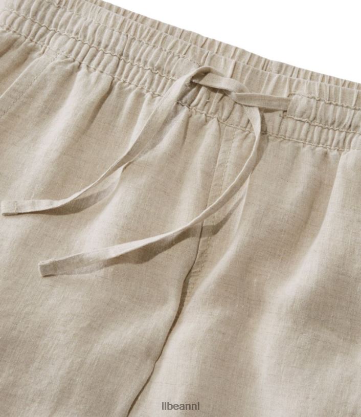 L.L.Bean vrouwen Premium wasbare linnen pull-on broek heldere zeeman kleding VT0644594
