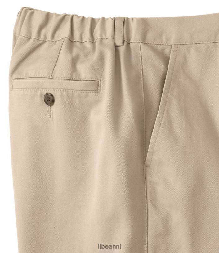 L.L.Bean vrouwen kreukvrije bayside-broek erfgoed steen kleding VT0646499