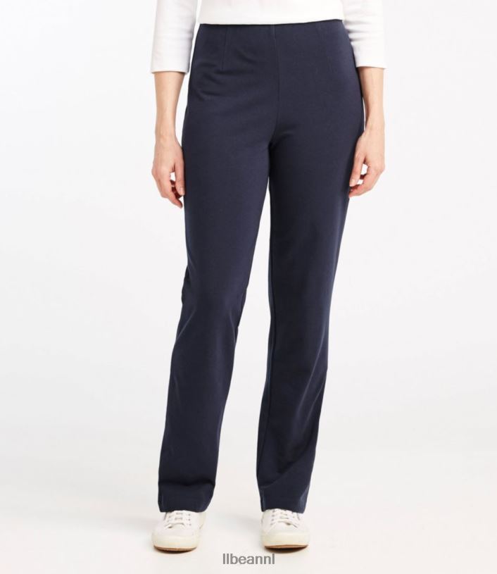 L.L.Bean vrouwen perfect passende broek diepe admiraalblauwe heide kleding VT0644582