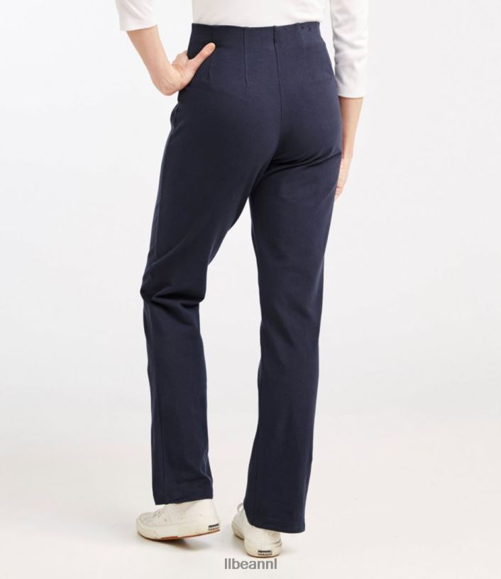 L.L.Bean vrouwen perfect passende broek diepe admiraalblauwe heide kleding VT0644582