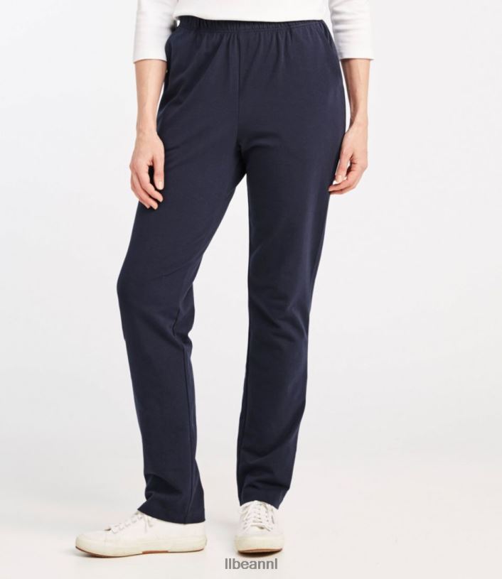 L.L.Bean vrouwen perfect passende broek donker taupe kleding VT0646868