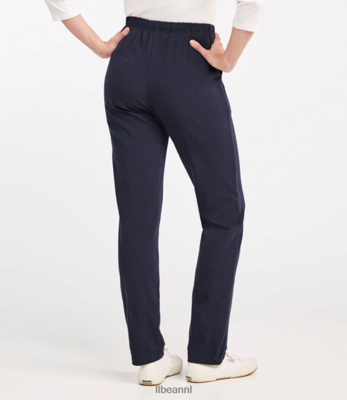 L.L.Bean vrouwen perfect passende broek donker taupe kleding VT0646868