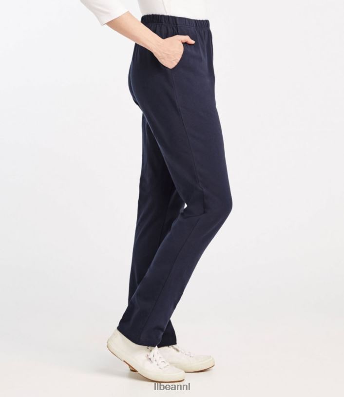 L.L.Bean vrouwen perfect passende broek donker taupe kleding VT0646868