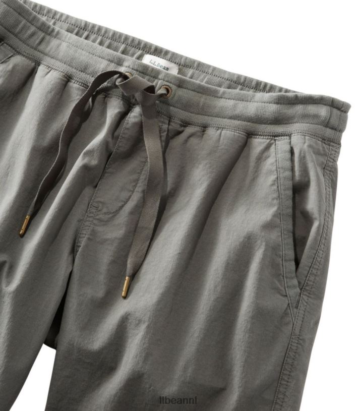 L.L.Bean vrouwen stretch ripstop pull-on broek donker taupe kleding VT06419