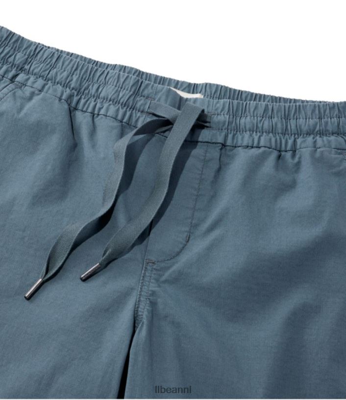 L.L.Bean vrouwen stretch ripstop pull-on broek rangeley blauw kleding VT0644783