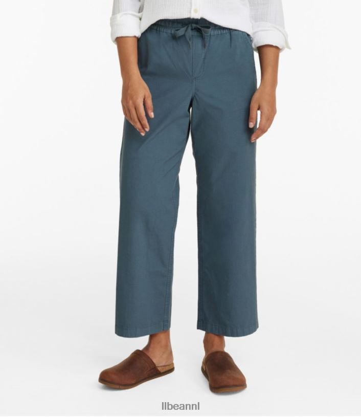 L.L.Bean vrouwen stretch ripstop pull-on broek rokerig mauve kleding VT0643181