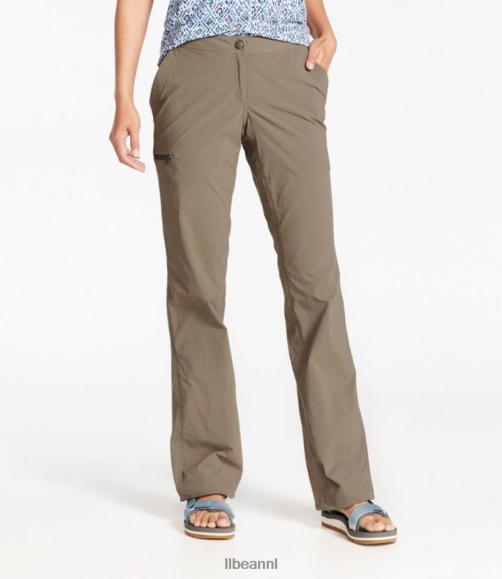 L.L.Bean vrouwen waterafstotende comfortabele trailbroek kustduin kleding VT0642968