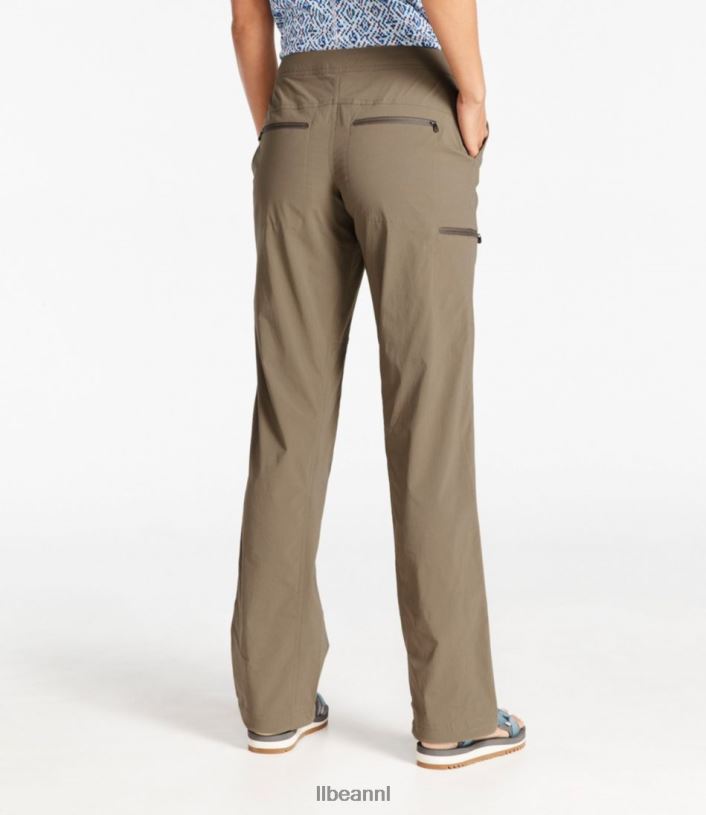 L.L.Bean vrouwen waterafstotende comfortabele trailbroek kustduin kleding VT0642968