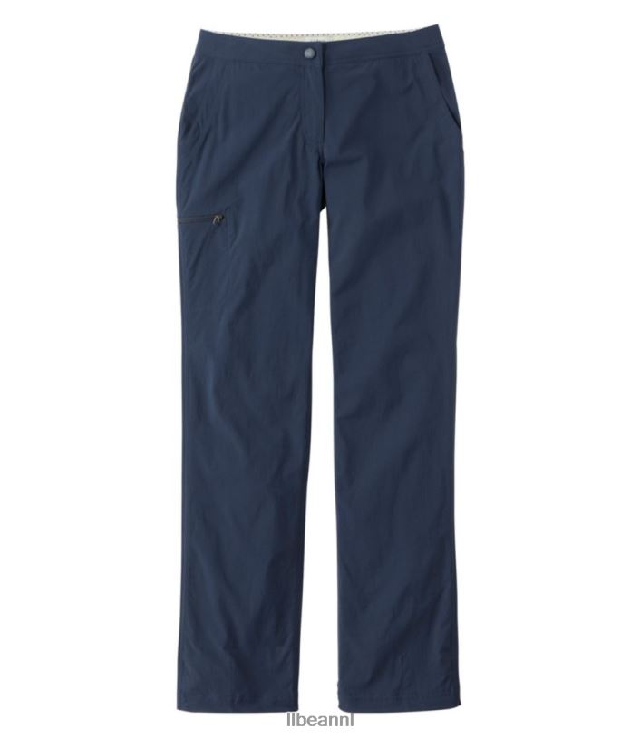 L.L.Bean vrouwen waterafstotende comfortabele trailbroek nautische marine kleding VT06443