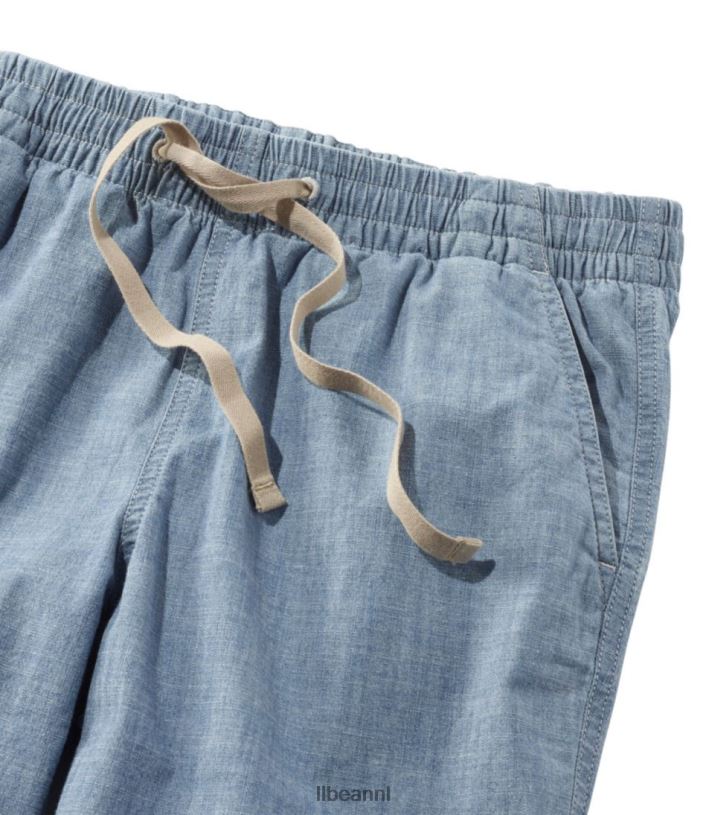 L.L.Bean vrouwen Lakewashed pull-on chino chambray kleding VT064700
