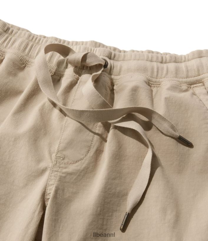 L.L.Bean vrouwen Stretch ripstop pull-on capribroek donker taupe kleding VT064205
