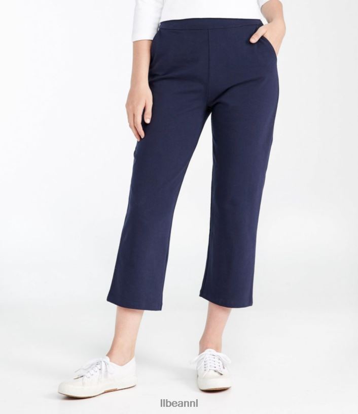 L.L.Bean vrouwen perfect passende broek diepe admiraalblauwe heide kleding VT0645653