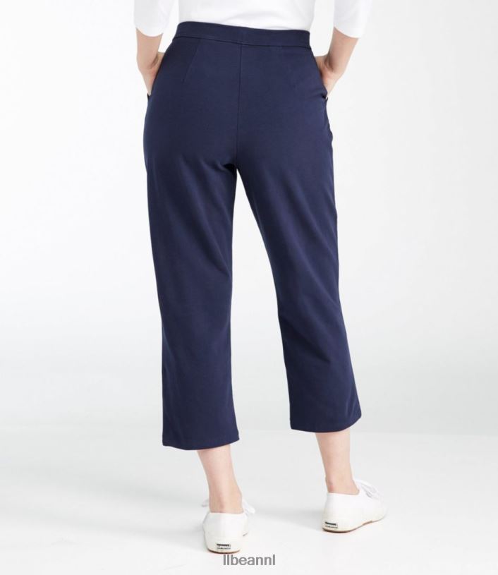 L.L.Bean vrouwen perfect passende broek diepe admiraalblauwe heide kleding VT0645653