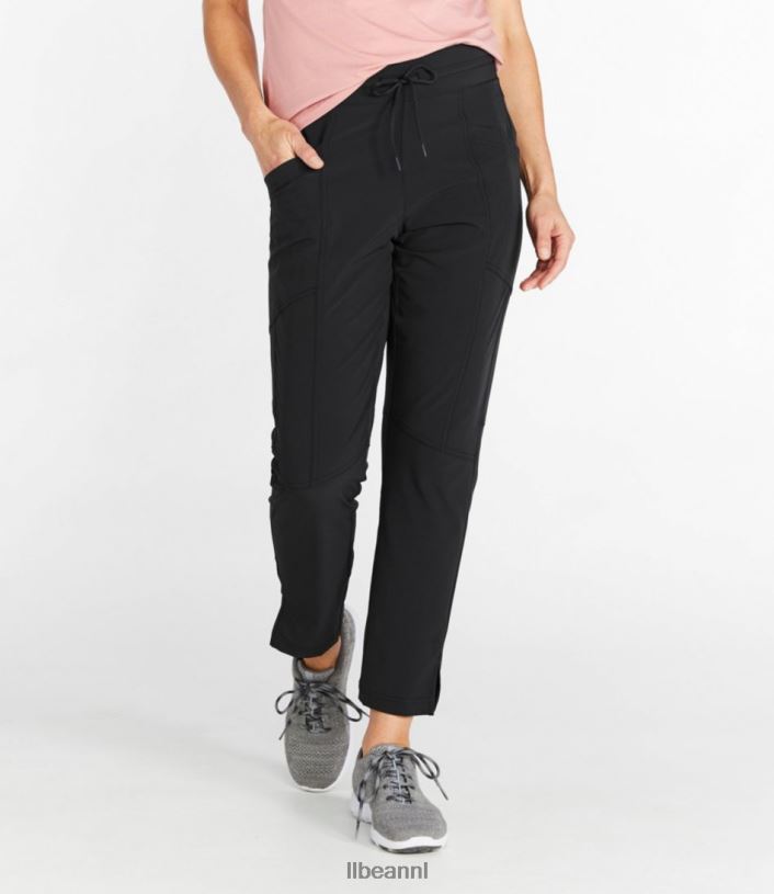 L.L.Bean vrouwen venturestretch geweven enkelbroek graniet kleding VT0643235