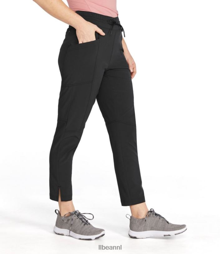 L.L.Bean vrouwen venturestretch geweven enkelbroek graniet kleding VT0643235
