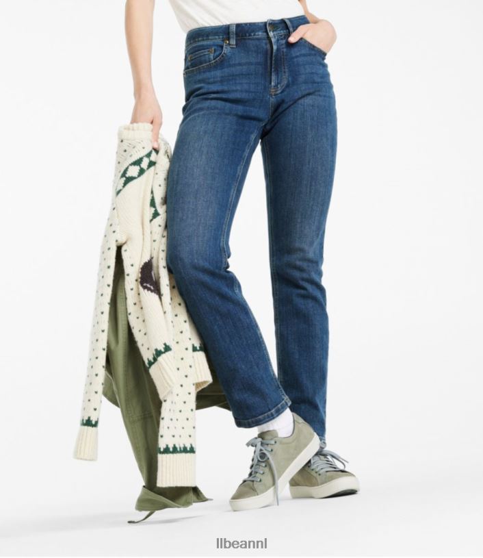 L.L.Bean vrouwen Beanflex-jeans licht indigo kleding VT0642971
