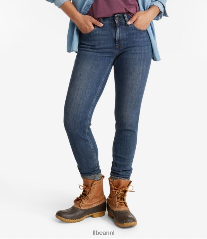 L.L.Bean vrouwen Beanflex-jeans steengewassen kleding VT064364