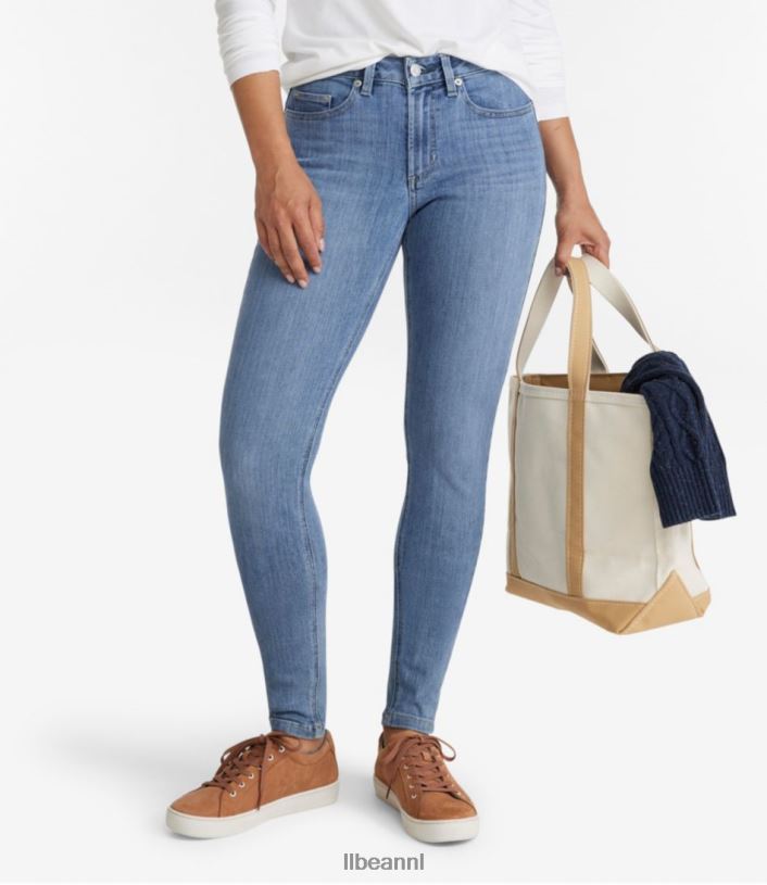 L.L.Bean vrouwen Beanflex-jeans wijnoogst vervaagd kleding VT0646559