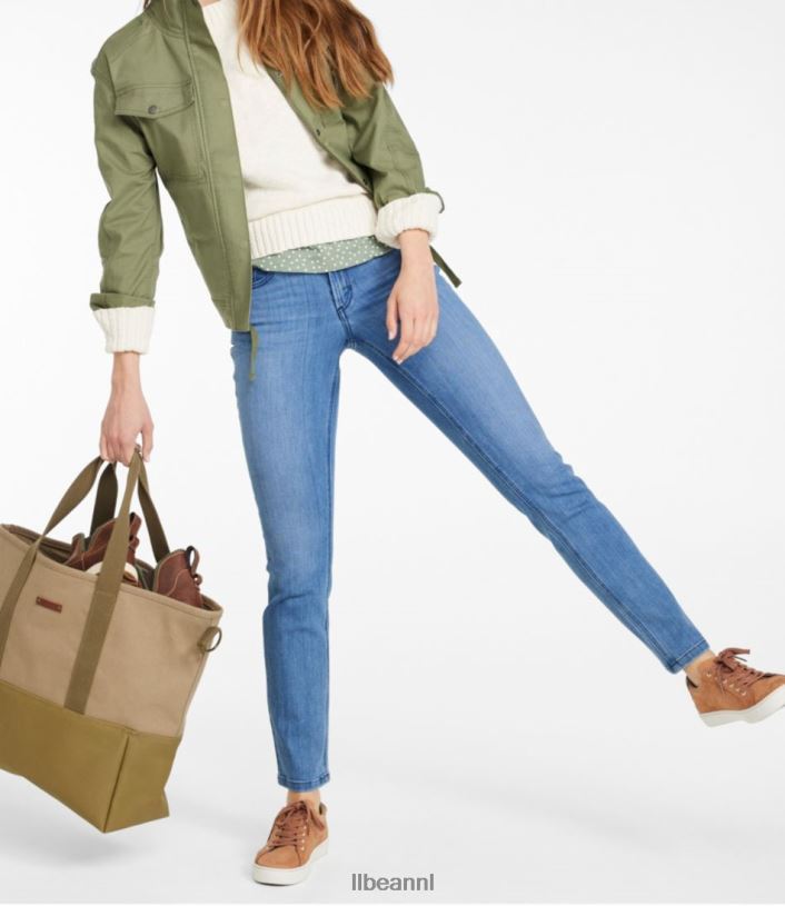 L.L.Bean vrouwen Beanflex-jeans wijnoogst vervaagd kleding VT0646559