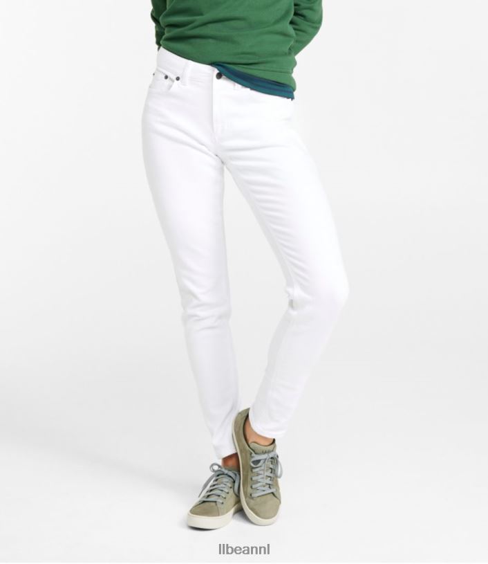 L.L.Bean vrouwen Beanflex-jeans wit kleding VT0643247