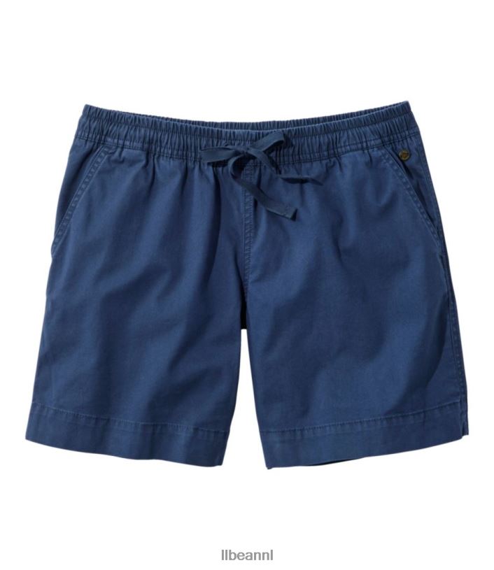 L.L.Bean vrouwen lakewashed dockshort marine kleding VT0644768
