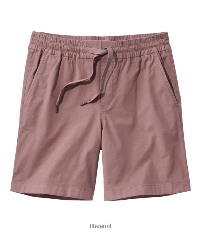 L.L.Bean vrouwen stretch ripstop pull-on short rokerig mauve kleding VT0643106