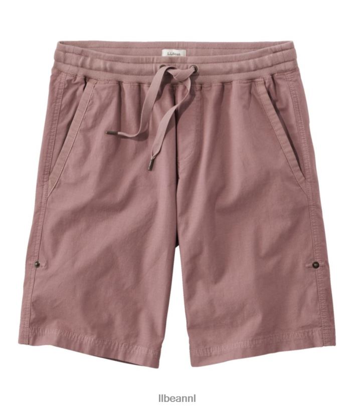 L.L.Bean vrouwen stretch ripstop pull-on short rokerig mauve kleding VT0644726