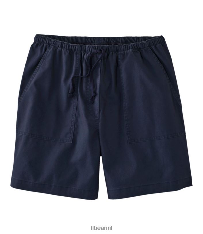 L.L.Bean vrouwen zongewassen korte broek heldere marine kleding VT0643109