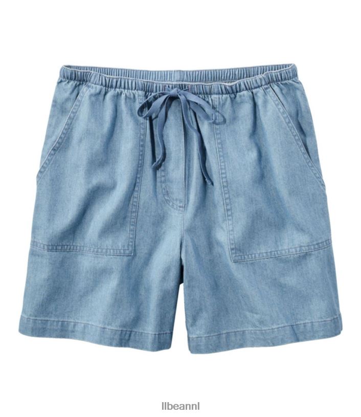 L.L.Bean vrouwen zongewassen korte broek medium wassing kleding VT0643121