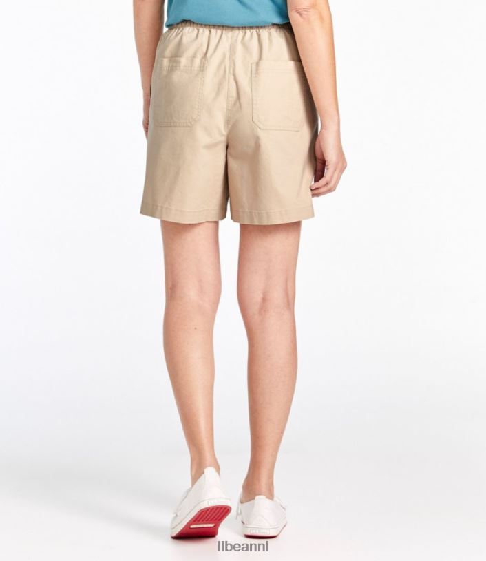 L.L.Bean vrouwen zongewassen korte broek mineraal rood kleding VT0646487
