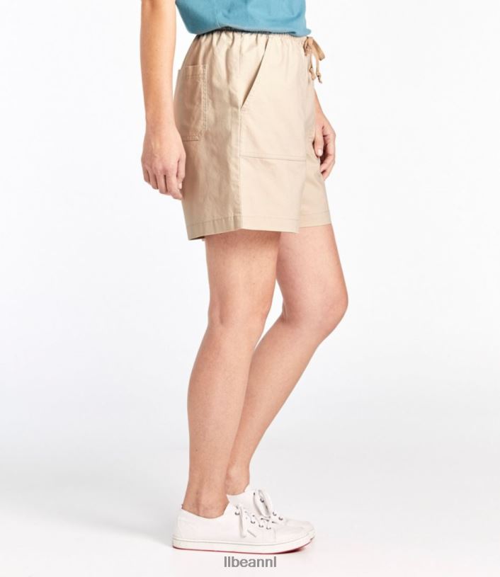 L.L.Bean vrouwen zongewassen korte broek mineraal rood kleding VT0646487