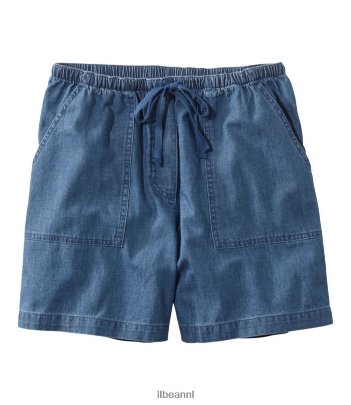 L.L.Bean vrouwen zongewassen korte broek steengewassen kleding VT064232