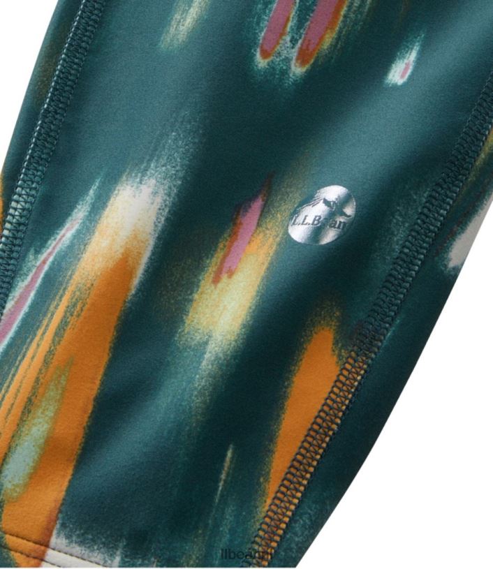 L.L.Bean vrouwen 7/8-legging voor dagelijkse prestaties lichtpaarse zandtextuur kleding VT0643409