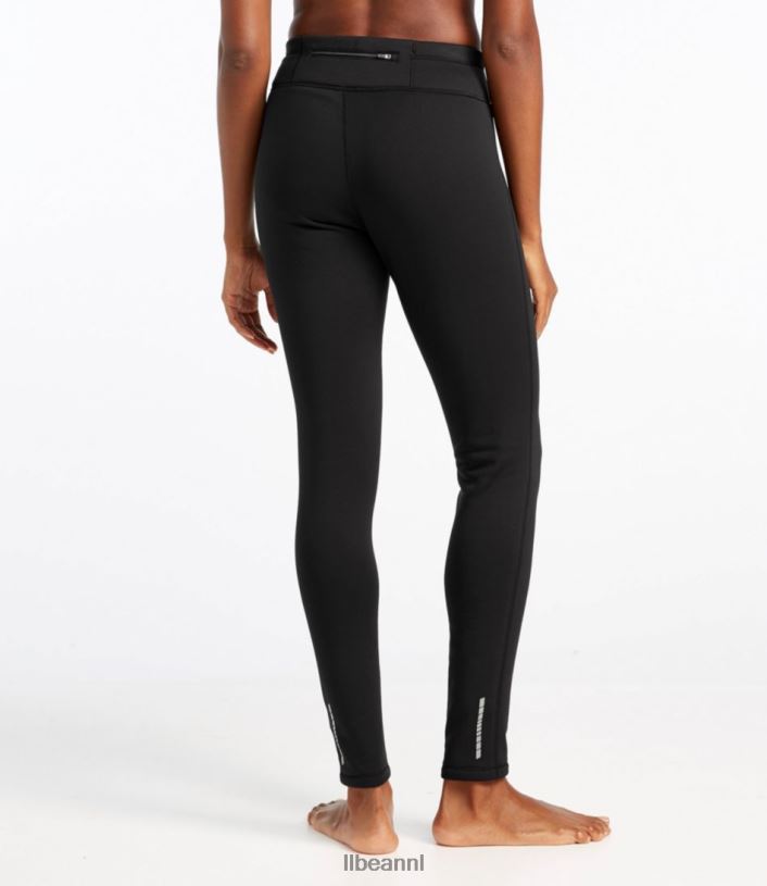 L.L.Bean vrouwen primaloft thermastretch fleece maillot zwart kleding VT0644972