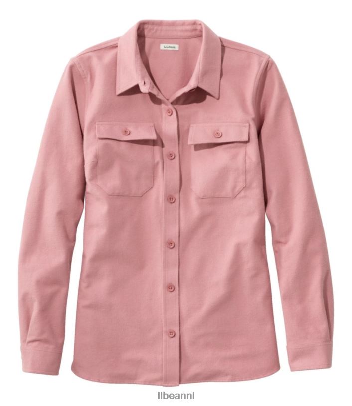 L.L.Bean vrouwen Heritage zeemshirt gewassen orchidee kleding VT0646583