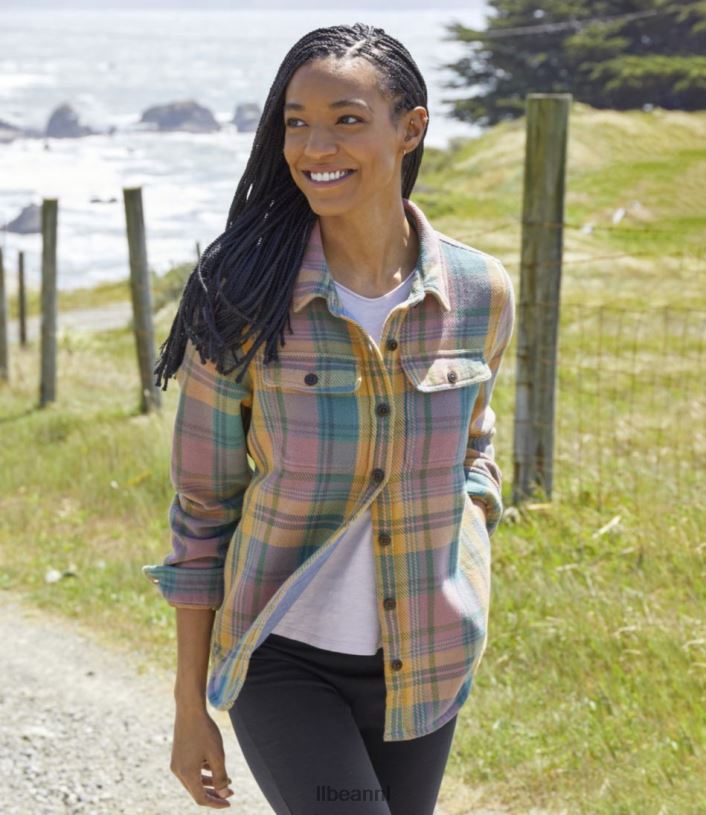 L.L.Bean vrouwen Overhemd uit 1912 echt blauw kleding VT0645704