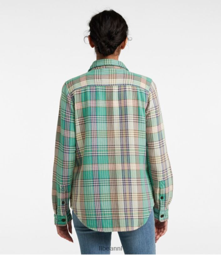 L.L.Bean vrouwen Overhemd uit 1912 maanlicht blauw kleding VT0642995