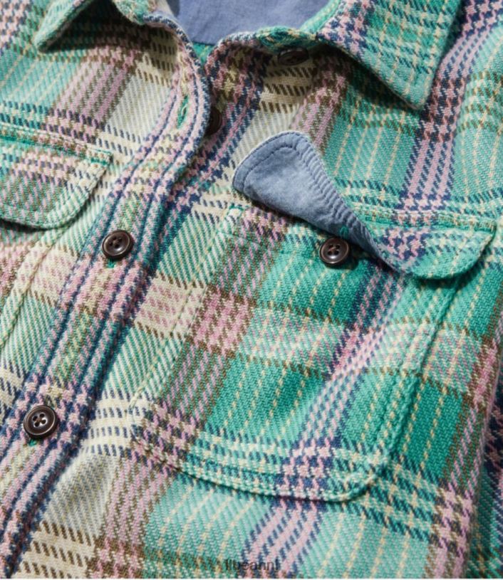 L.L.Bean vrouwen Overhemd uit 1912 maanlicht blauw kleding VT0642995