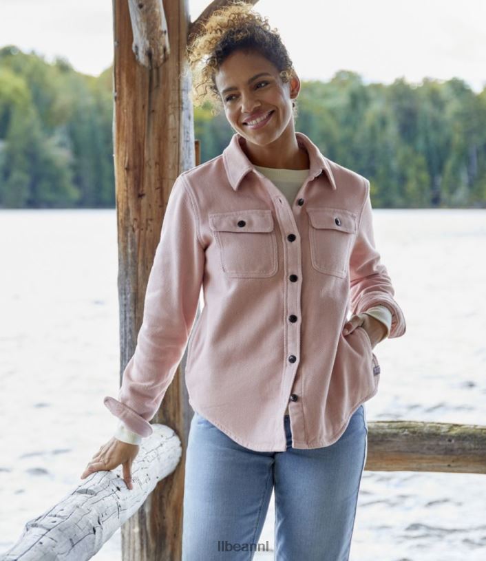 L.L.Bean vrouwen Overhemd uit 1912 maanlicht blauw kleding VT0642995