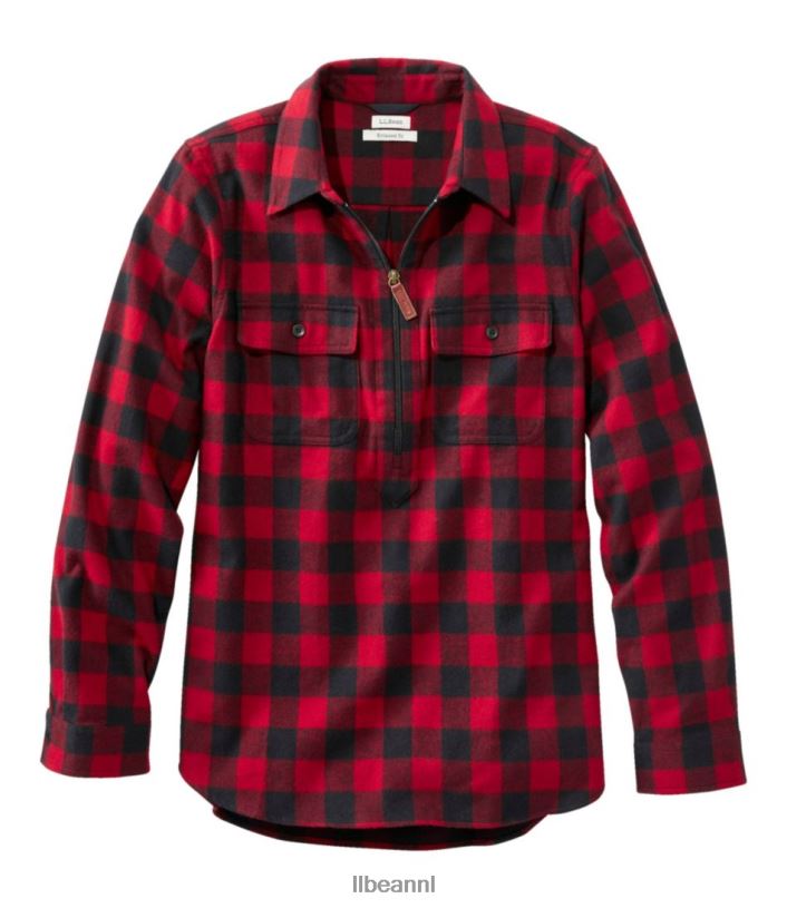 L.L.Bean vrouwen Schots geruit flanellen overhemd Rob Roy kleding VT0646907