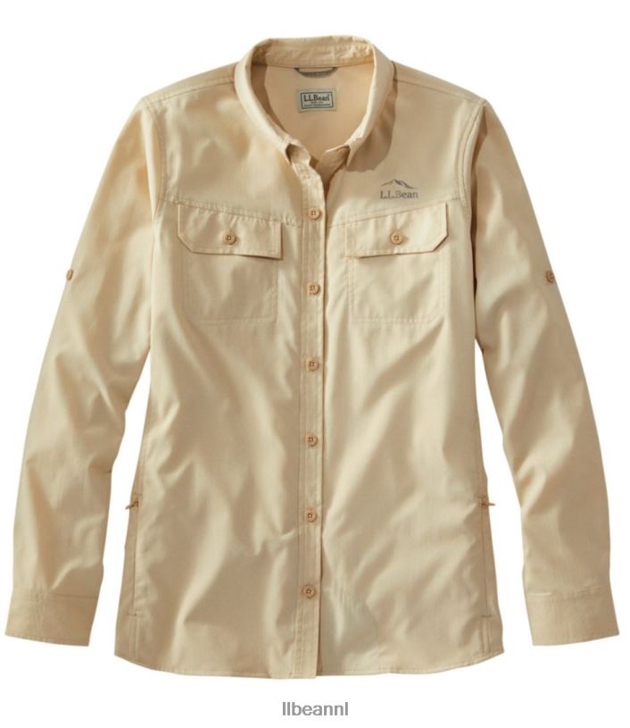 L.L.Bean vrouwen geen flyzone-shirt zandduin kleding VT0645836