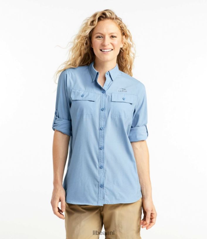 L.L.Bean vrouwen geen flyzone-shirt zandduin kleding VT0645836