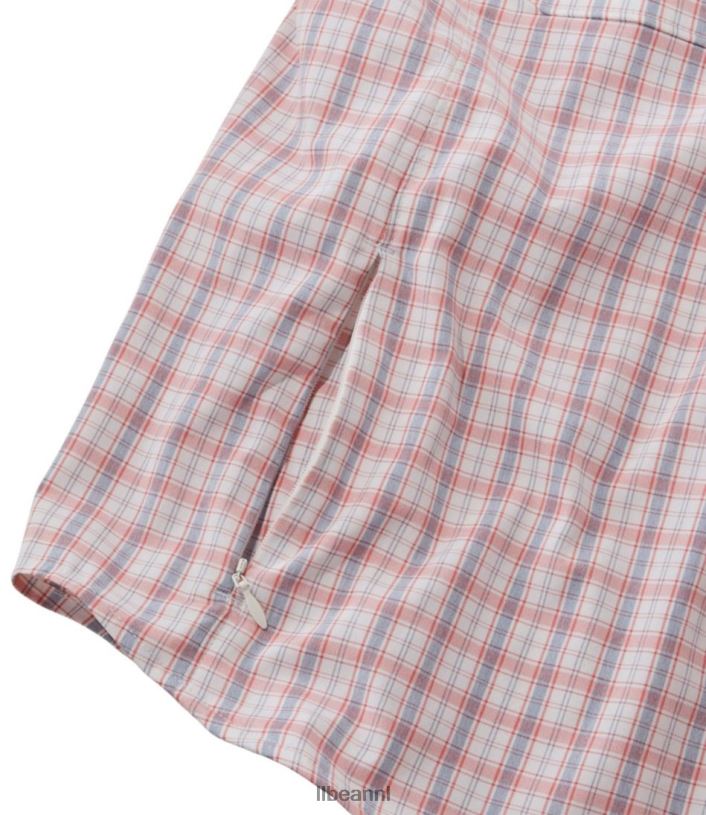 L.L.Bean vrouwen tropicwear pro-stretchshirt middenblauw kleding VT064520