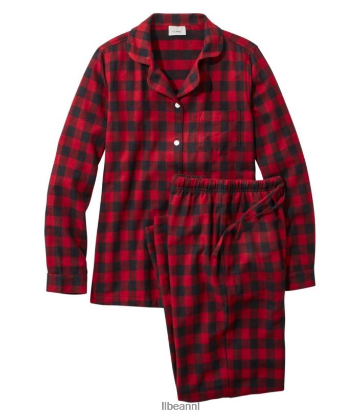 L.L.Bean vrouwen Schotse geruite flanellen pyjama Rob Roy kleding VT0647201