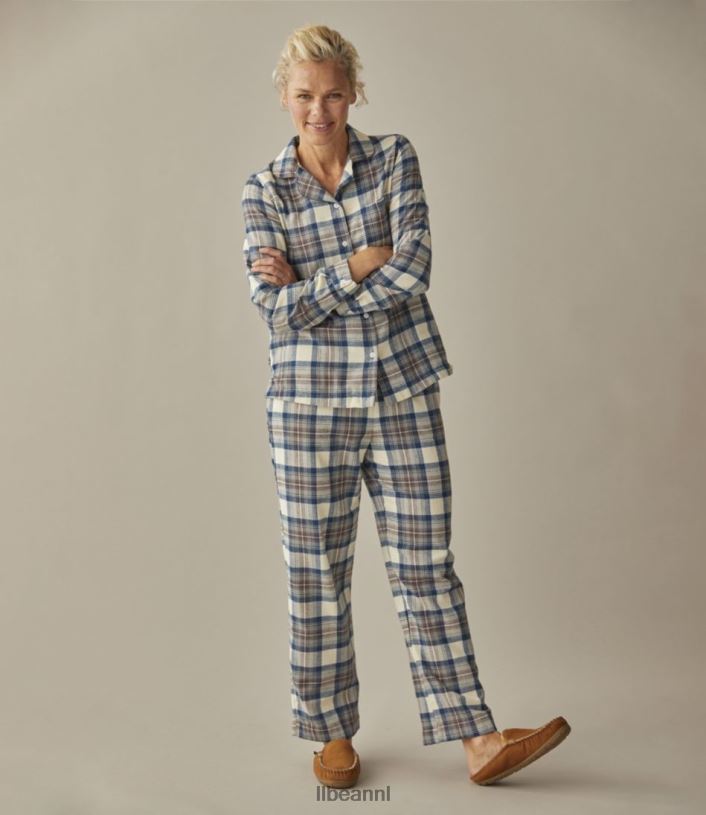 L.L.Bean vrouwen Schotse geruite flanellen pyjama Rob Roy kleding VT0647201