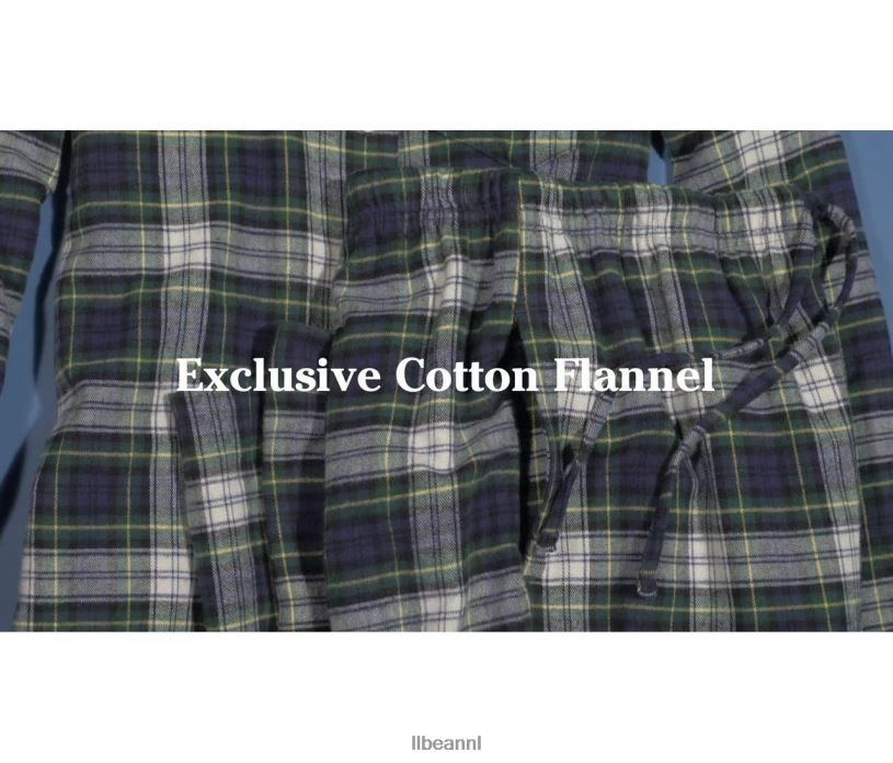 L.L.Bean vrouwen Schotse geruite flanellen pyjama Rob Roy kleding VT0647201