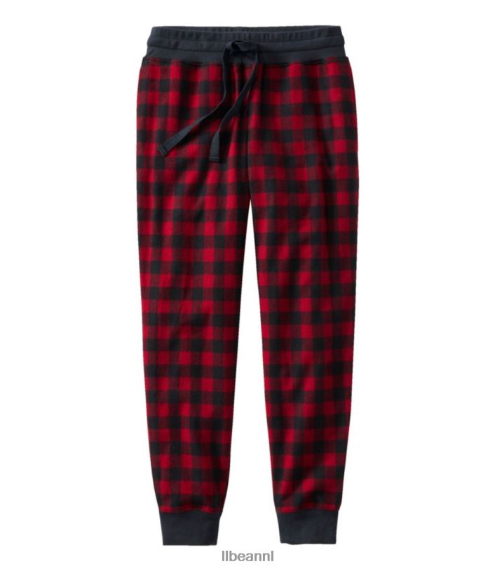 L.L.Bean vrouwen Schotse geruite flanellen slaapjoggingbroek Rob Roy kleding VT064754