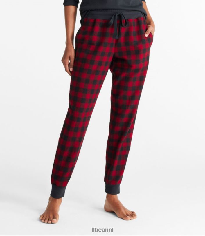 L.L.Bean vrouwen Schotse geruite flanellen slaapjoggingbroek Rob Roy kleding VT064754